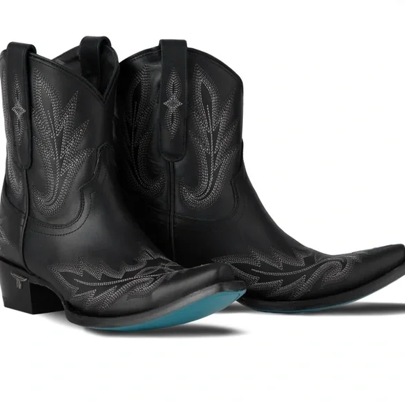 Lane Boots - Lexington Bootie Jet Black Size 9 - Picture 3 of 12